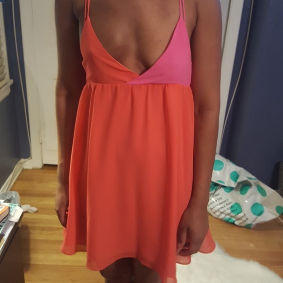 Chic summer color block dress - Picture 4 of 5